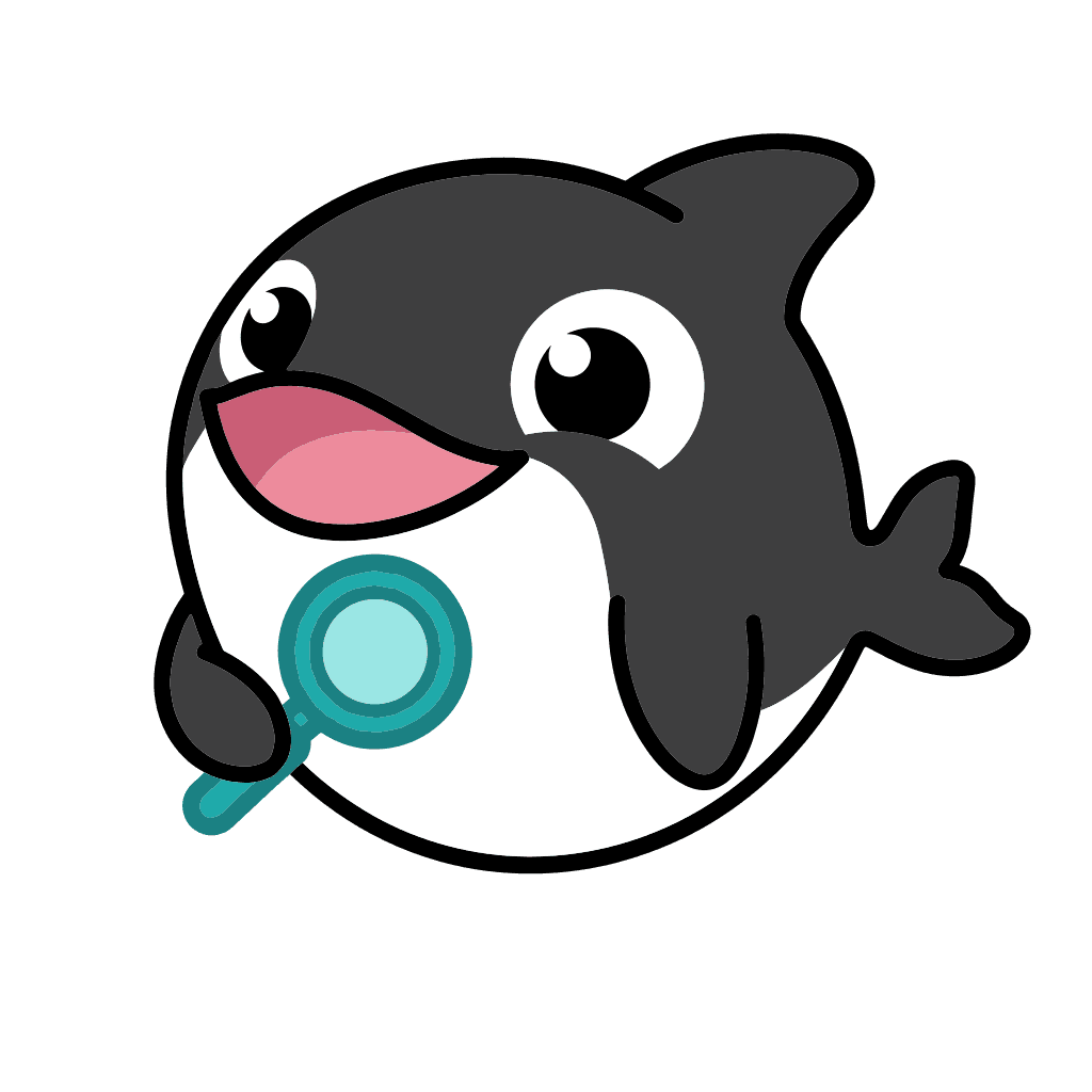 PolyTrackers Sonar orca mascot